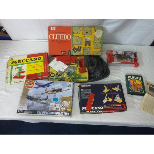 568 - Good Lot of Vintage Toys/Games