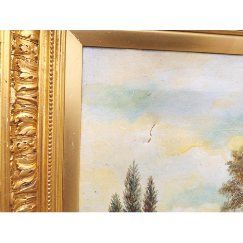 578 - Victorian Gilt Framed AF Oil on Canvas (66cm x 56cm)