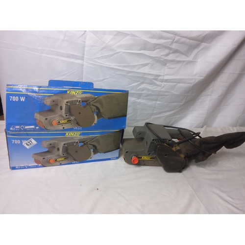 637 - Boxed Kinzo Belt Sander