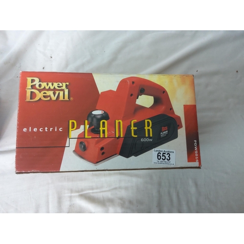 653 - Boxed Power Devil Planer