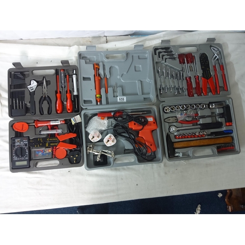 659 - Lot of Assorted Tools including Electricians Tools