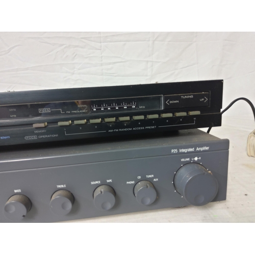 660 - Cambridge Audio P25 Amplifier and a Hitatchi  FT 5500 Tuner