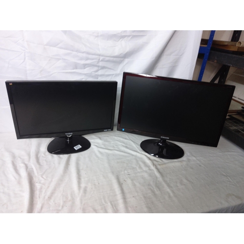 673 - A Samsung LED Computer Monitor and 1 Other