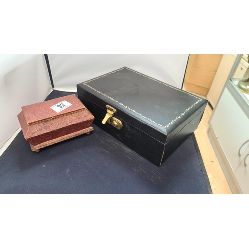 58 - Vintage Jewellery Box and a 