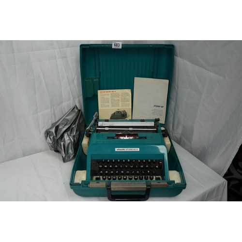 683 - Olivetti Studio 45s Typewriter