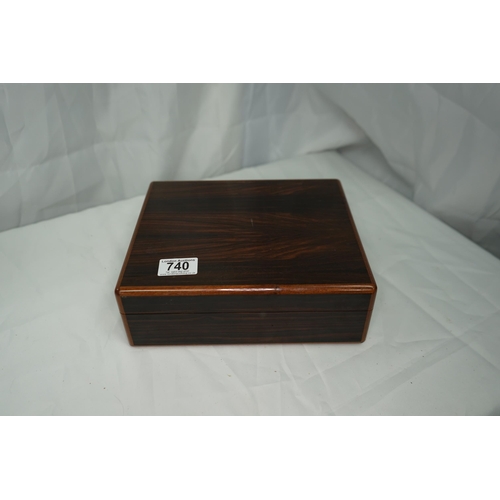 740 - Wooden Cigar Humidor