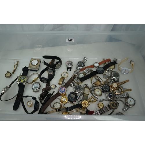 742 - Large Lot of Various Watches