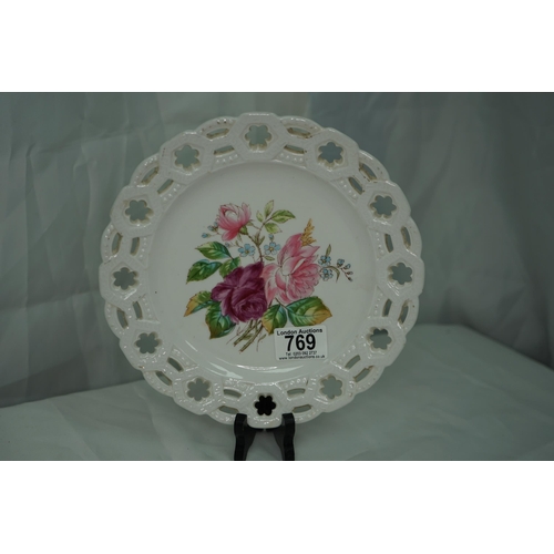 769 - 19th Century Bavarian Ribbon Plate c. 1880