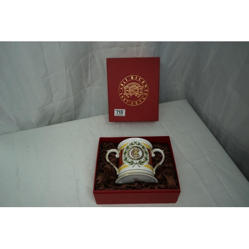 710 - Spode Marylebone Cricket Club Bicentenary Collectors 2 Handled Cup