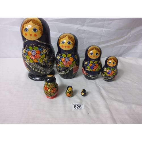 626 - Lot of Russian Dolls