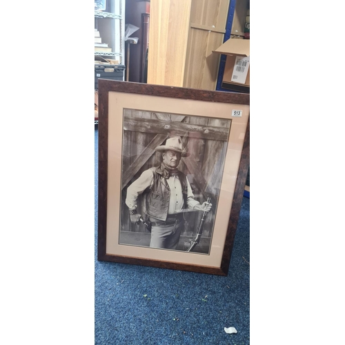 788 - Framed John Wayne Print