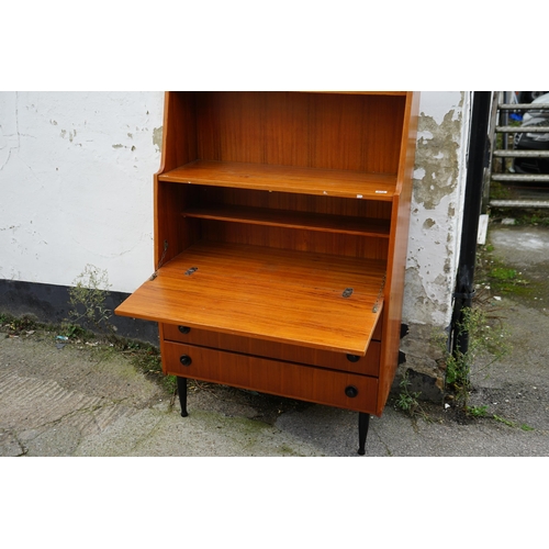 672 - Mid Century Teak Bureau