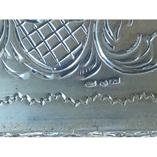 66 - Good Hallmarked Silver Tray 398g