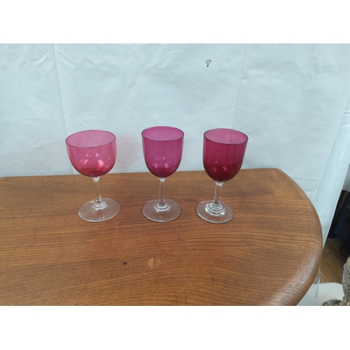 70 - A Good Lot of Victorian and Onwards Cranberry Glass