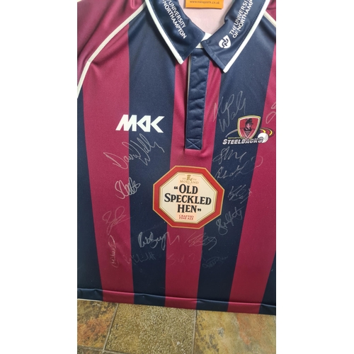 548 - Signed Northampton Steelbacks Rugby League Jersey