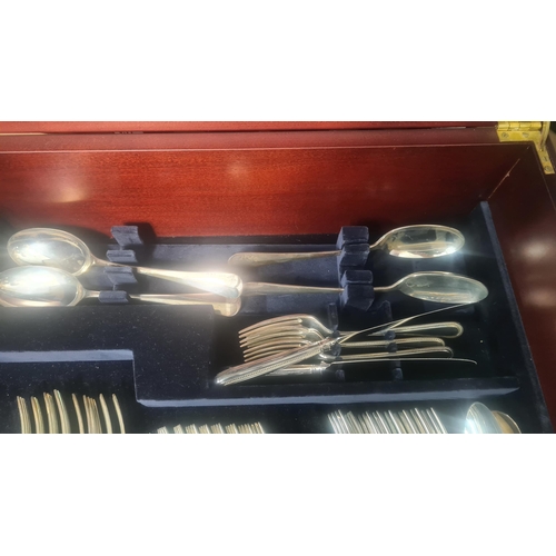 61 - Vintage Harrods Sterling Silver Part Canteen of Cutlery Approx 5,358 Grams in Total. To Include some... 