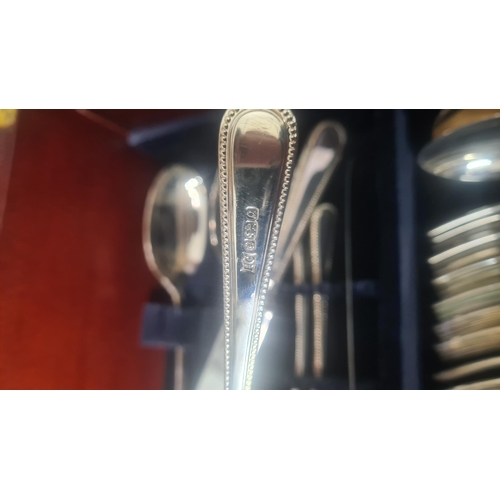 61 - Vintage Harrods Sterling Silver Part Canteen of Cutlery Approx 5,358 Grams in Total. To Include some... 