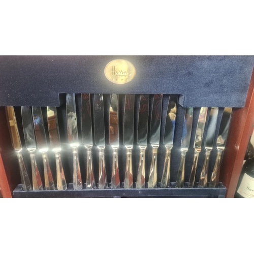 61 - Vintage Harrods Sterling Silver Part Canteen of Cutlery Approx 5,358 Grams in Total. To Include some... 