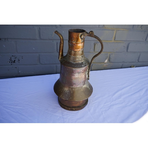 818 - Old Brass Jug