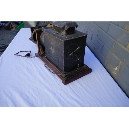 829 - Antique Magic Lantern Projector