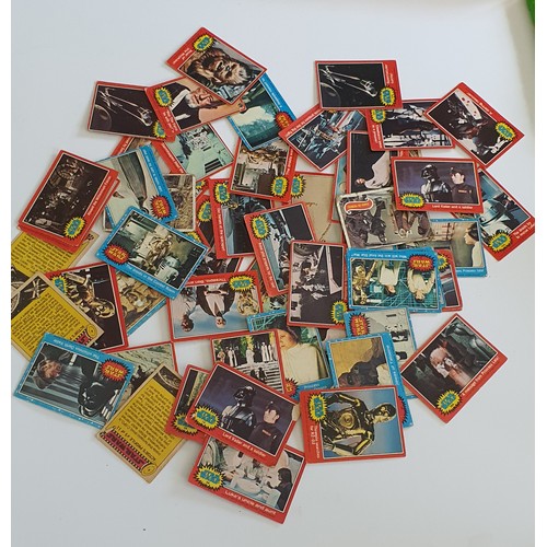 53 - Small lot of vintage star wars trading cards