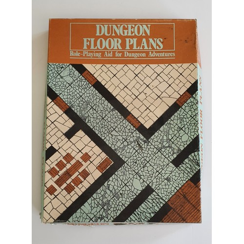 54 - Vintage Dungeon floor plans - Role playing aid for  Dungeon adventures games