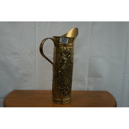 708 - Brass Water Jug