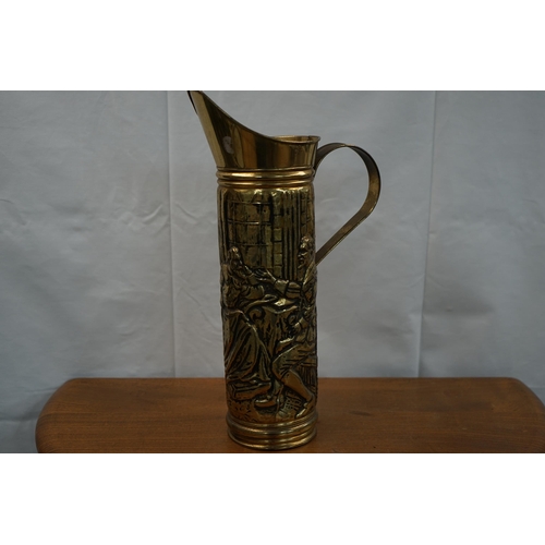 708 - Brass Water Jug