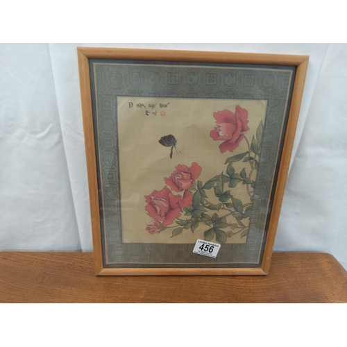 713 - Framed Japanese Silk