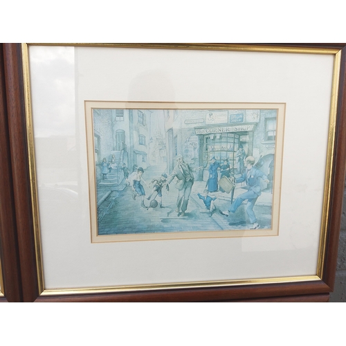 759 - Lot of 4 Framed H Devine Prints