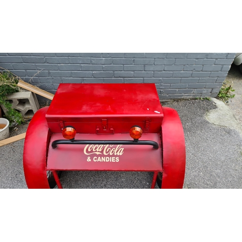 5 - Vintage Style Coca Cola Trailer- Ideal Home bar of Project