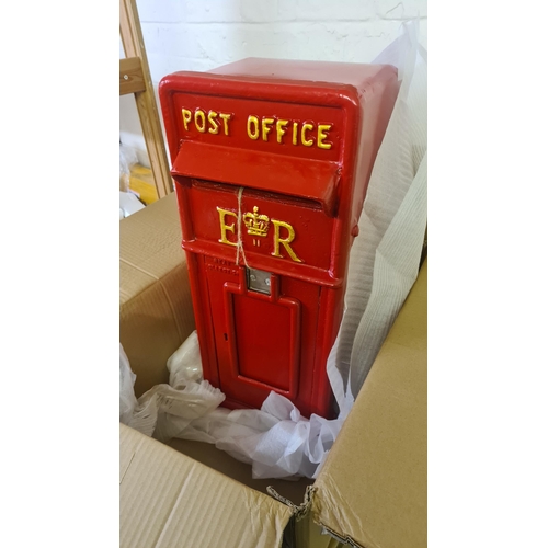 52 - Reproduction Cast Iron Red Post-box