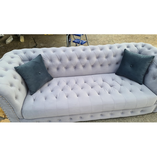 6 - New and Unused Matching 3 Seater and 2 Seater Sofa (on feet which aren't photographed-see seperate p... 