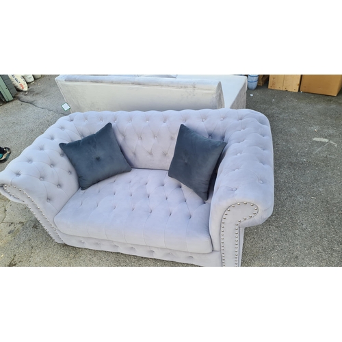 6 - New and Unused Matching 3 Seater and 2 Seater Sofa (on feet which aren't photographed-see seperate p... 