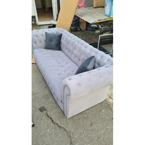 6 - New and Unused Matching 3 Seater and 2 Seater Sofa (on feet which aren't photographed-see seperate p... 