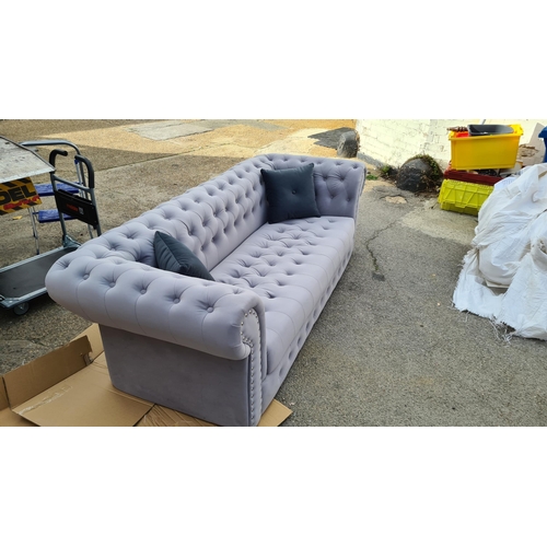 6 - New and Unused Matching 3 Seater and 2 Seater Sofa (on feet which aren't photographed-see seperate p... 