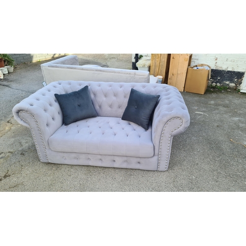 6 - New and Unused Matching 3 Seater and 2 Seater Sofa (on feet which aren't photographed-see seperate p... 