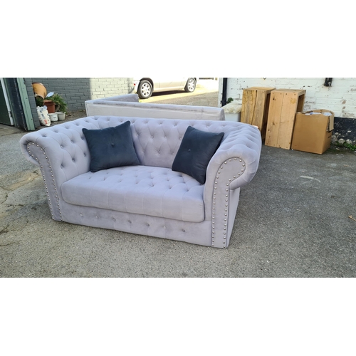 6 - New and Unused Matching 3 Seater and 2 Seater Sofa (on feet which aren't photographed-see seperate p... 