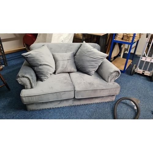 8 - New and Unused 2 Seater Crushed Velvet Sofa