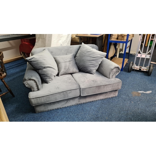 8 - New and Unused 2 Seater Crushed Velvet Sofa