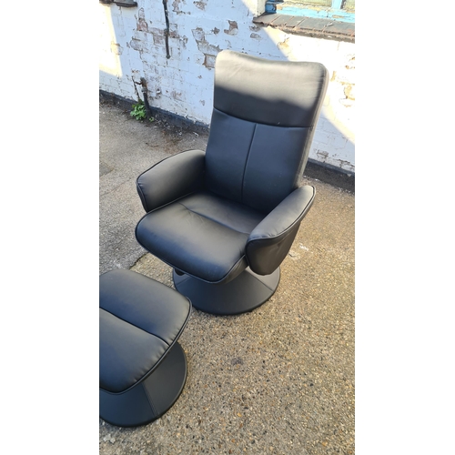 82 - Brand New Recliner and Footstool