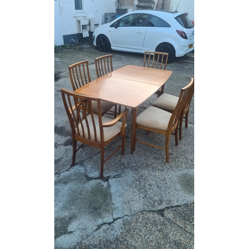 84 - Mid Century Teak McIntosh of Kirkcaldy Dining Table and Chairs