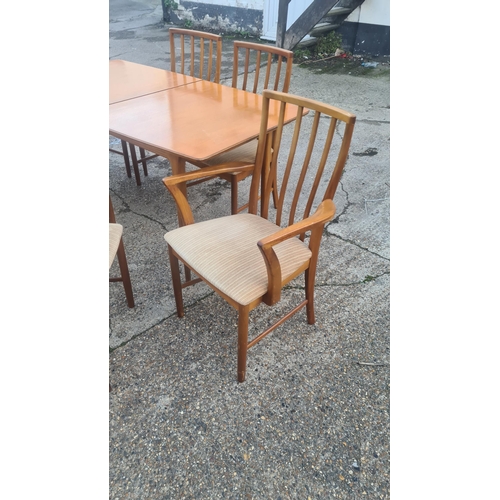 84 - Mid Century Teak McIntosh of Kirkcaldy Dining Table and Chairs