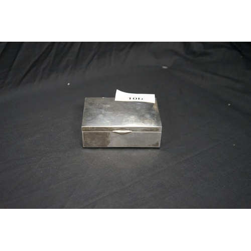 10b - 925 Silver Box Gross Weight 390g (13cm x 4.5cm x 9cm)