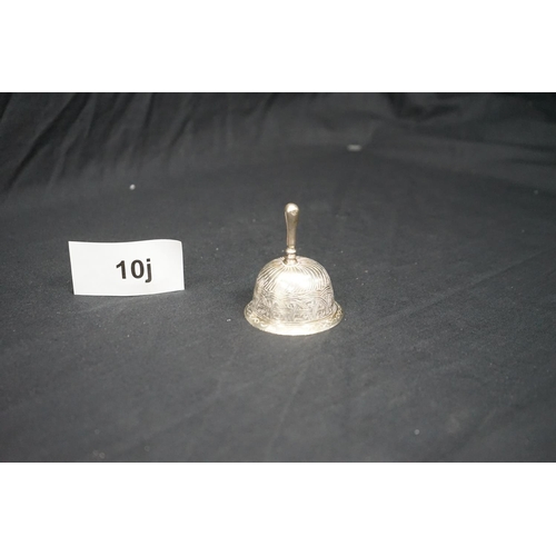 10j - Hallmarked Silver Bell (90g)