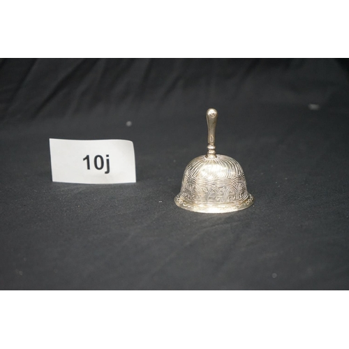 10j - Hallmarked Silver Bell (90g)