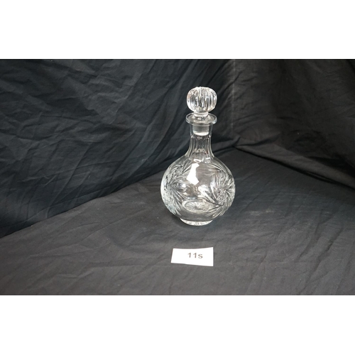 11s - A Good Quality Crystal Decanter