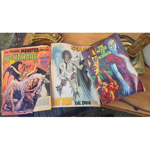 775 - 3 Assorted Vintage Horror Comic Books