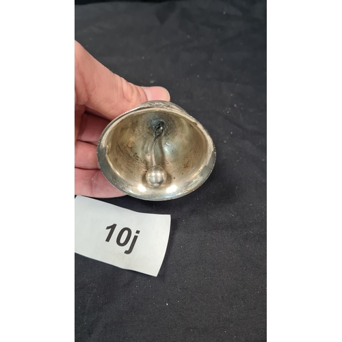 10j - Hallmarked Silver Bell (90g)