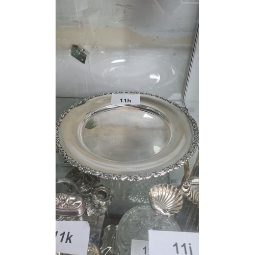 11h - Pair of Egyptian Silver Dishes (930g)